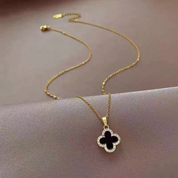 Double Sided Clover Necklace