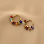 Candy Coloured Beaded Earrings