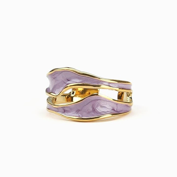 Galaxy Ribbon Open Ring