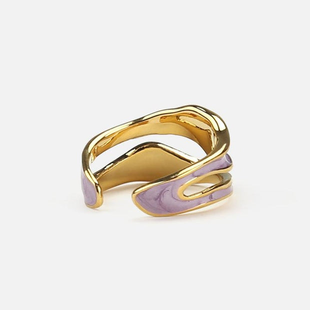 Galaxy Ribbon Open Ring