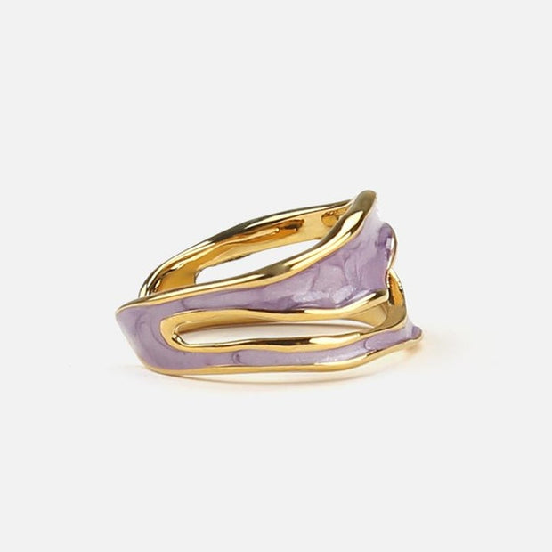 Galaxy Ribbon Open Ring