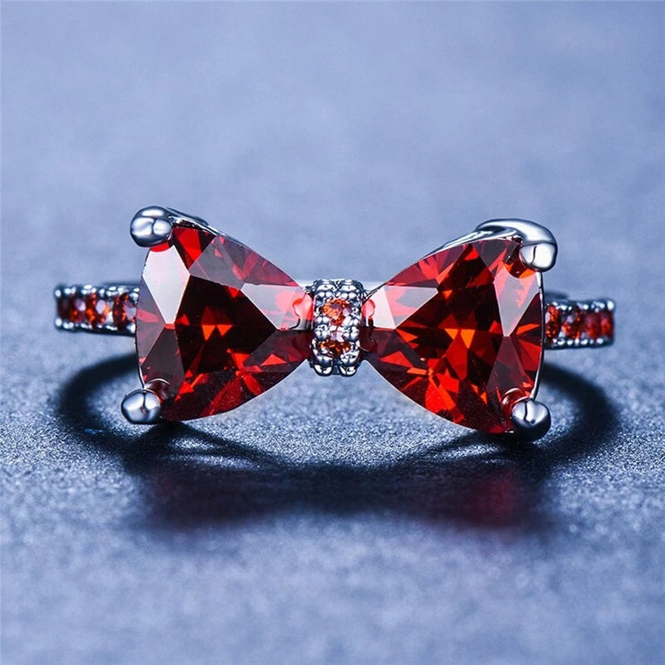 Forget Me Not Bow Ring