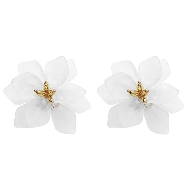 Petal 925 Silver Needle Earrings
