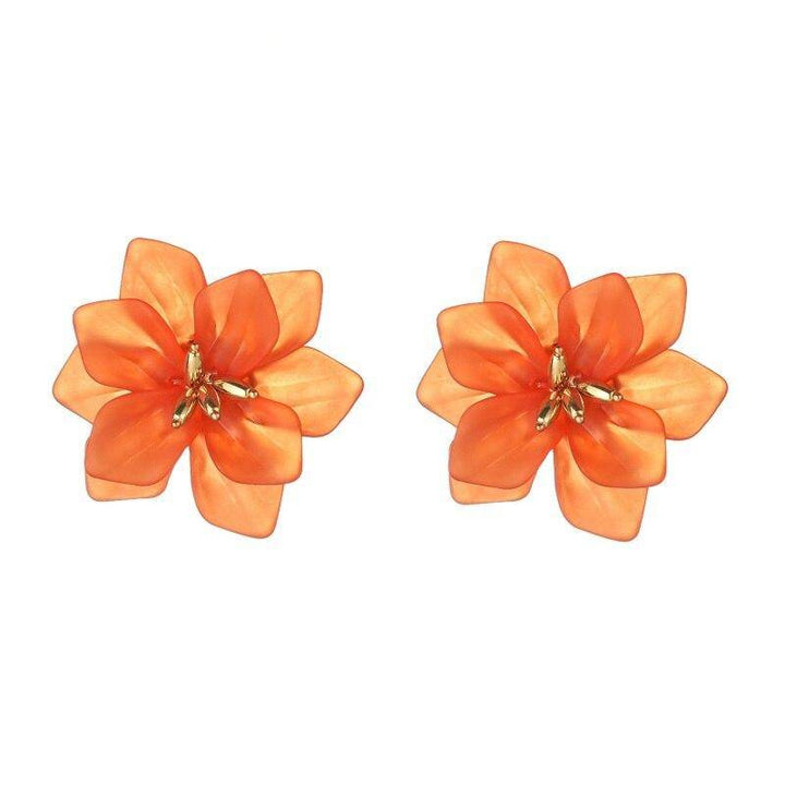 Petal 925 Silver Needle Earrings