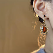 French Vintage Asymmetrical Earrings