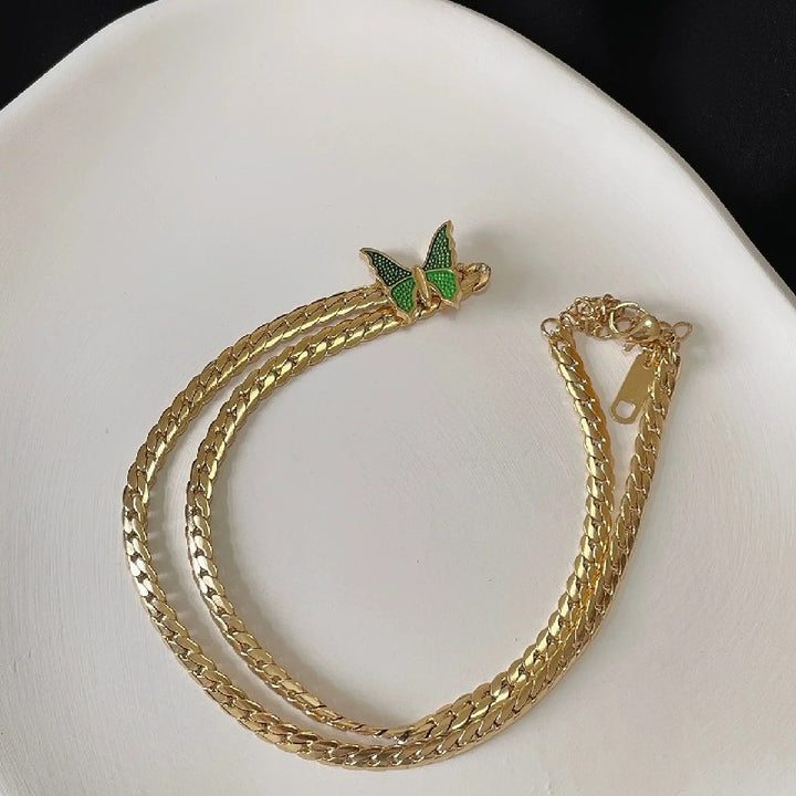 Green Butterfly Choker