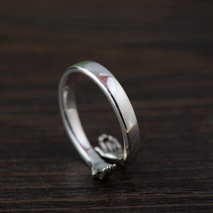 Sterling Silver Hug Ring
