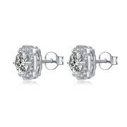 Moissanite 925 Silver Harry Winston Earrings