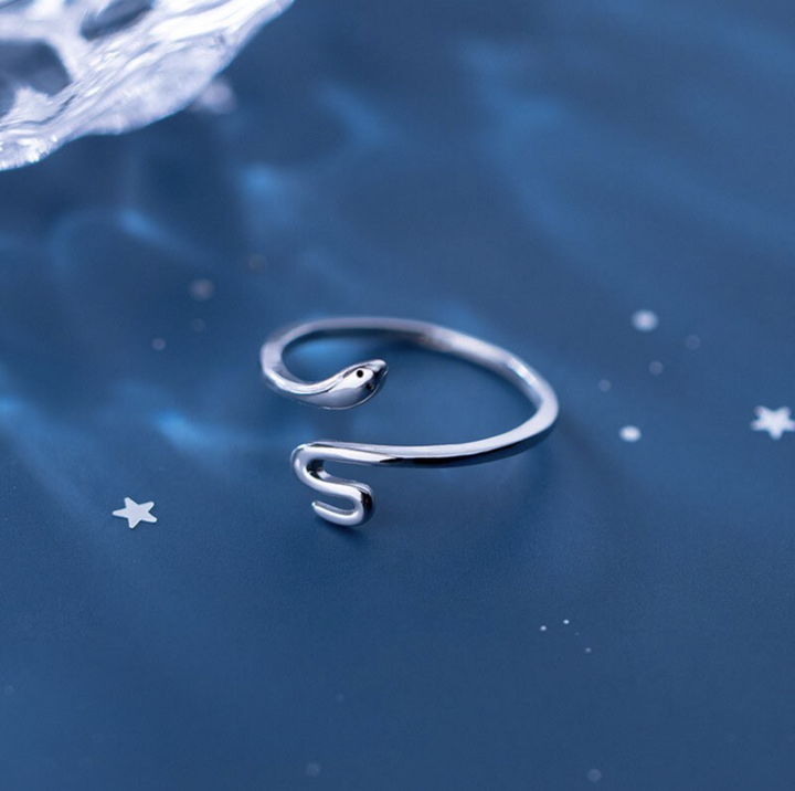 Sterling Silver Snake Ring