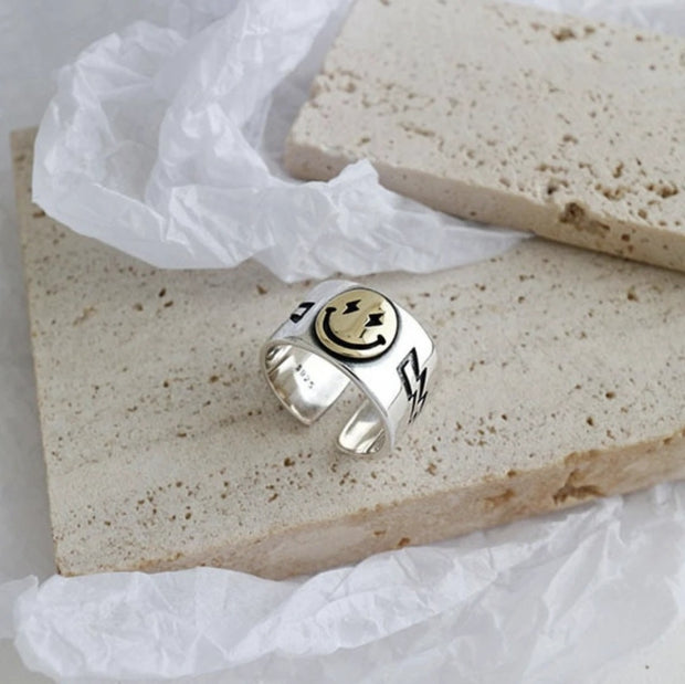 Smile Lucky Face Ring