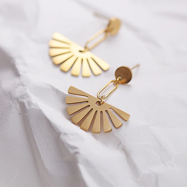 Golden Bohemia Drop Earrings