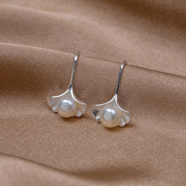 Dahra Pearl Sterling Silver Earrings