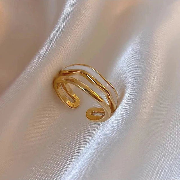Layered Sahara Gold Ring